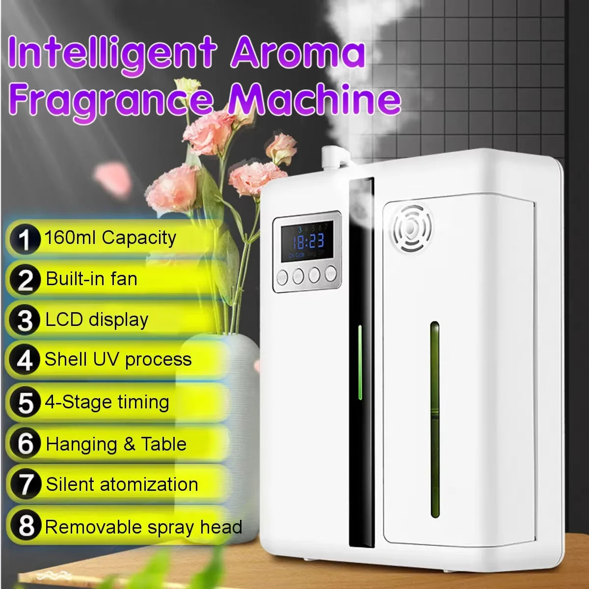 Namste Bluetooth Wall Hanging Aroma Diffuser And Air Freshener