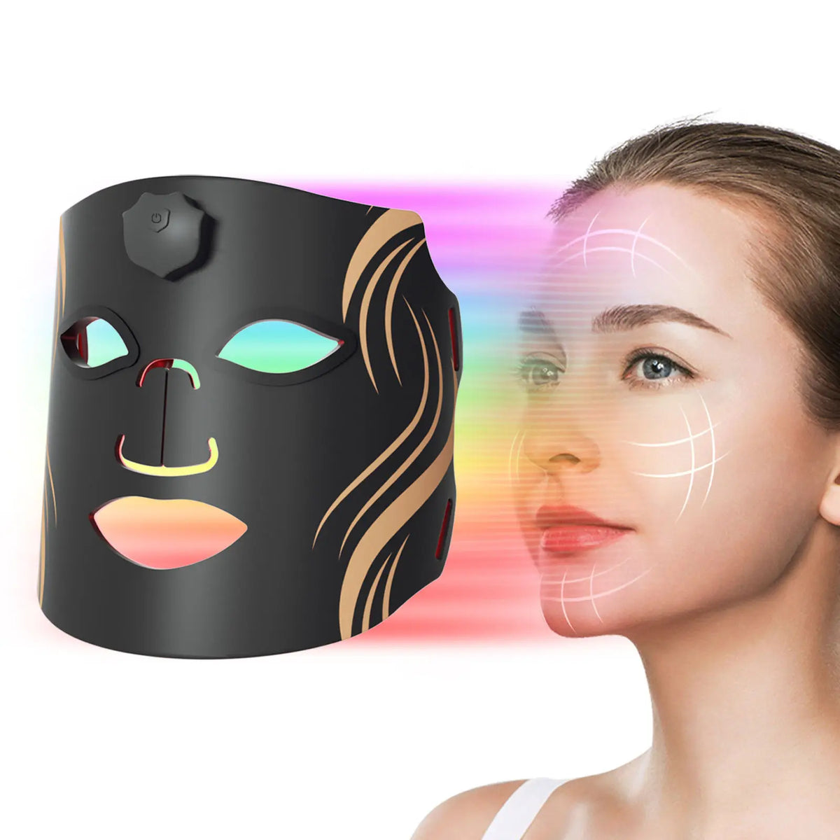 UBilli LED Face Mask Red Light Therapy Anti Aging Skincare