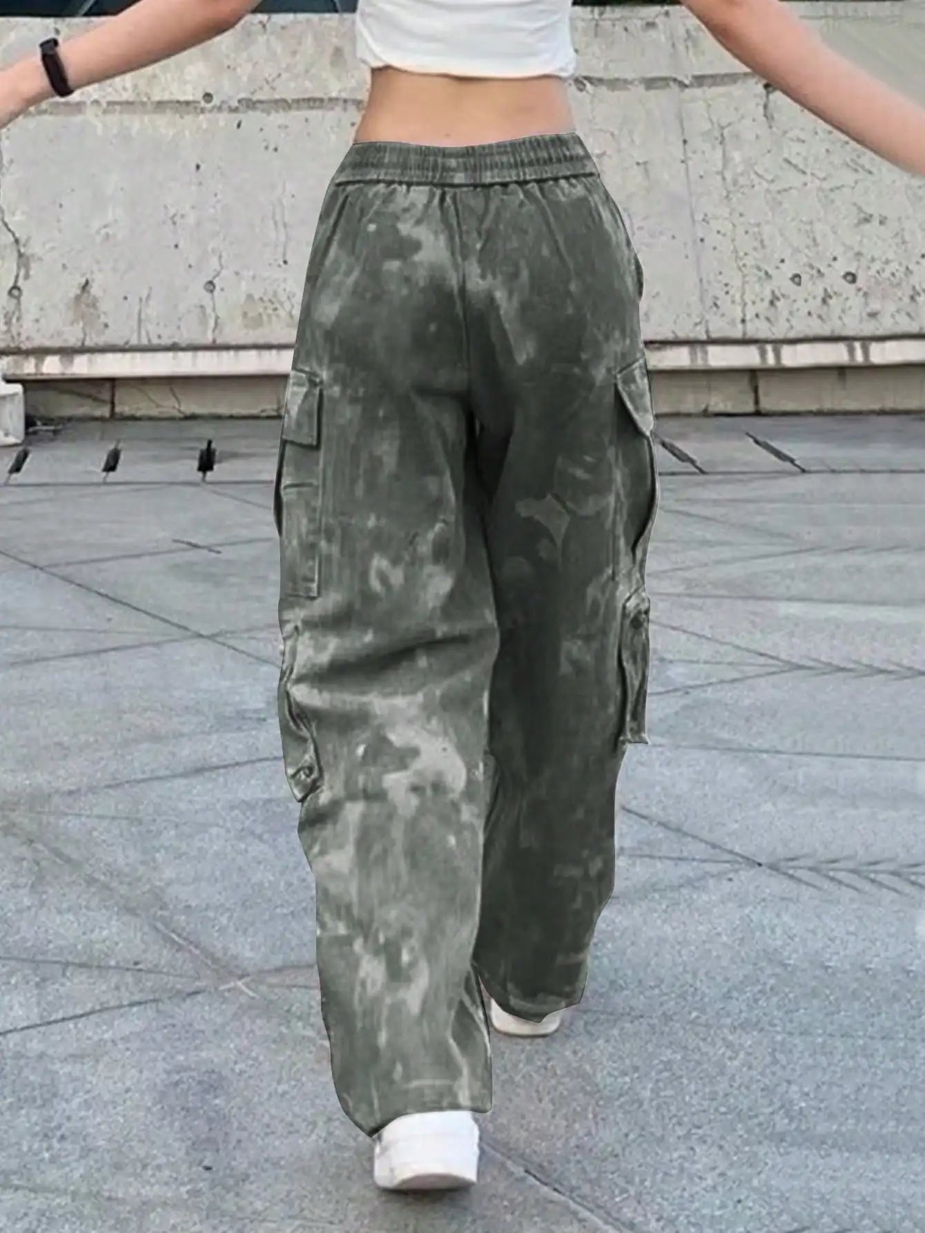 Women's Viscose Straight Leg Pants With Pockets