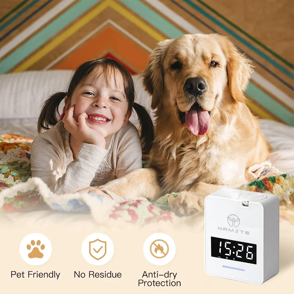 Namste Wall Mount Essential Oil Aroma Diffuser Bluetooth Control