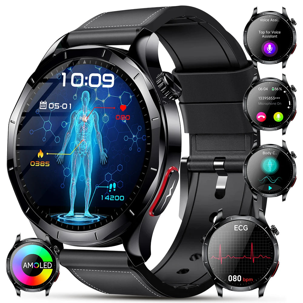 Marsyu Integrated Health Smartwatch Supporting Ecg And Ppg Monitoring