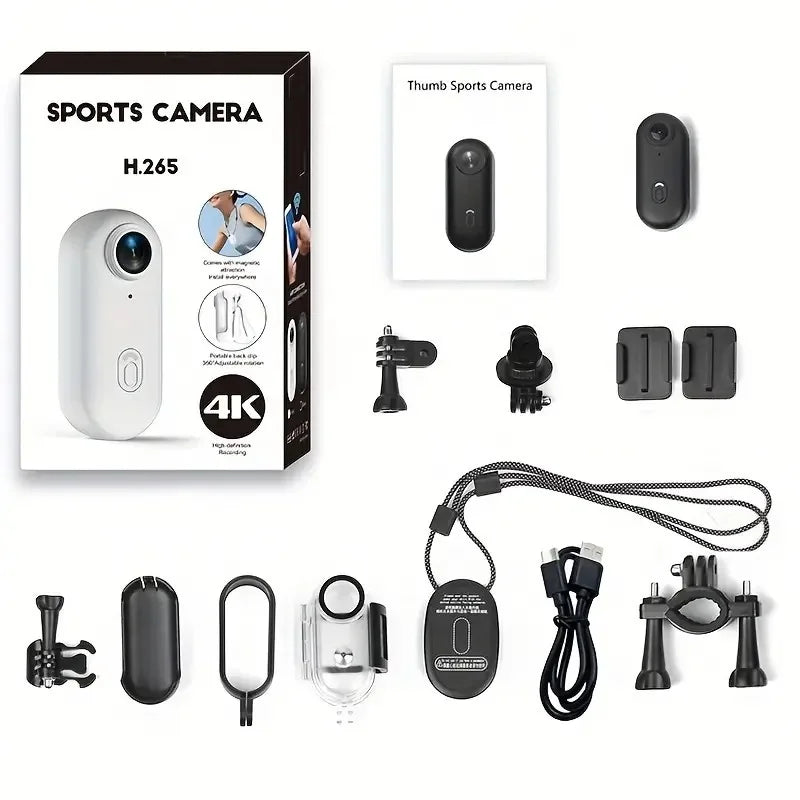 KIDKD Portable 4K Action Camera With WiFi 64GB Memory