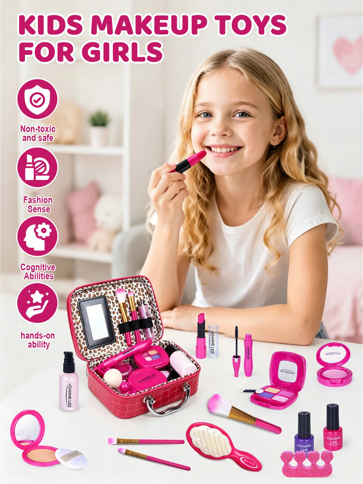 Kids Princess Makeup Set And Birthday Gift For Young Girls