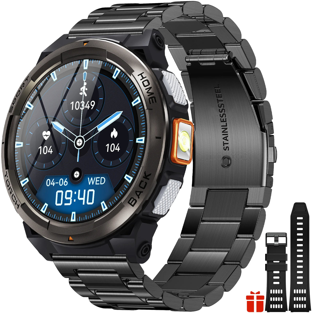 EIGIIS KE5 Smartwatch With Compass Barometer And Waterproof Design