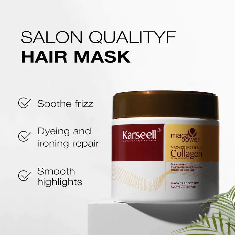 Karseell Collagen Hair Mask Shampoo And Conditioner Repair Set