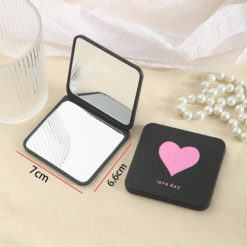 Portable Folding Makeup Mirror For Office And Travel Use