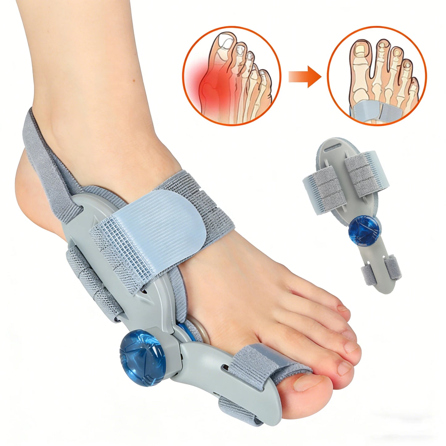 Moajaza Adjustable Bunion Corrector With Toe Straightener Brace