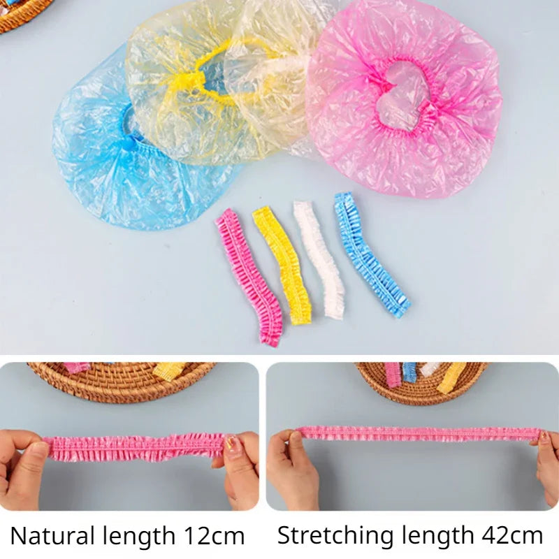 Premium Disposable Waterproof Shower Caps For Home And Travel