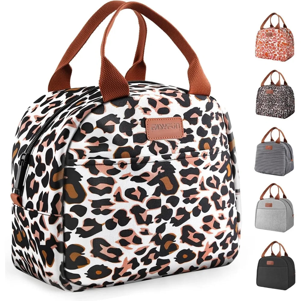 Large Capacity Insulated Leakproof Thermal Lunch Cooler Tote Bag