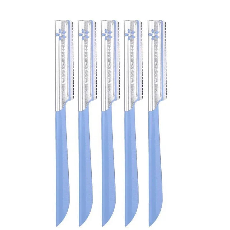 Ruzofo 5 Piece Eyebrow Epilator Set With Steel Blade Trimmer