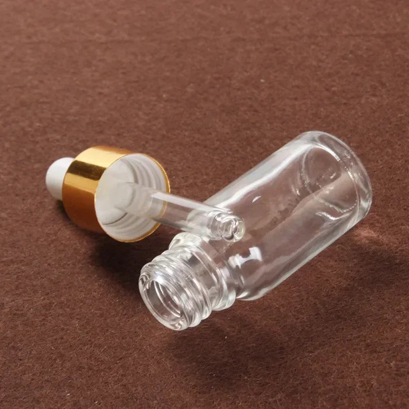 Refillable Glass Dropper Bottles For Essential Oils With Included Funnel