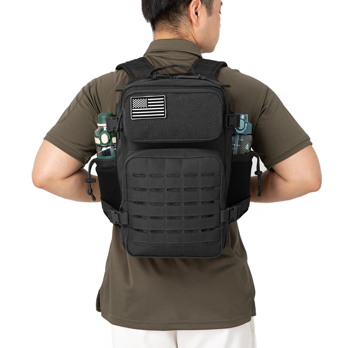 Refi Gear 25L Tactical MOLLE Backpack For Hiking Survival
