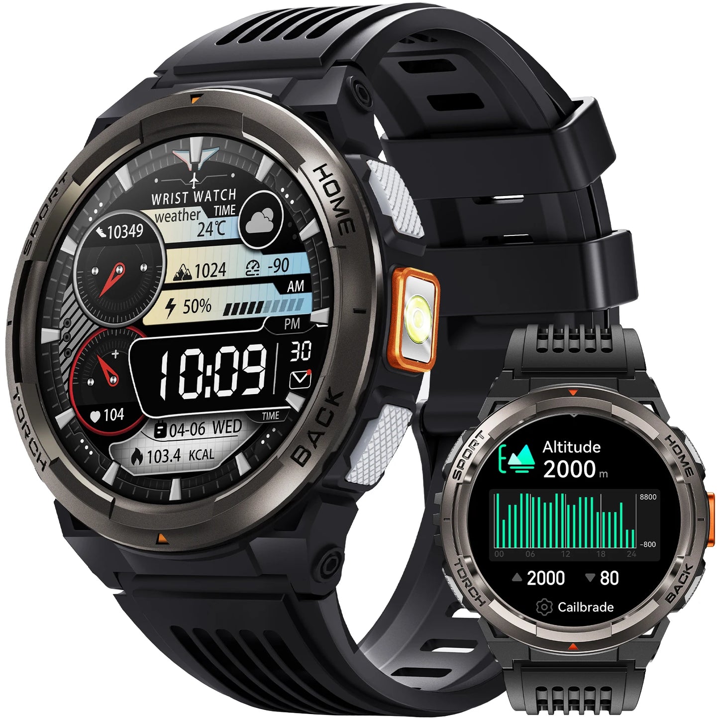 EIGIIS KE5 Smartwatch With Compass Barometer And Waterproof Design