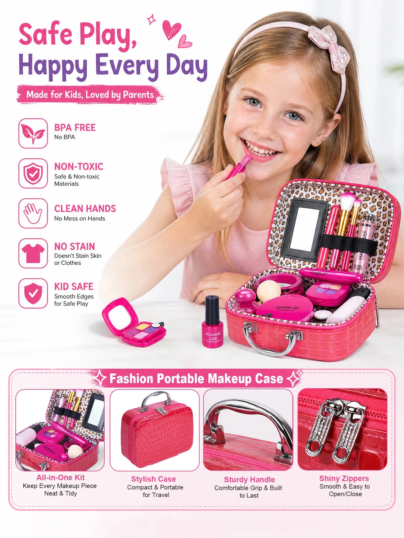 Kids Princess Makeup Set And Birthday Gift For Young Girls