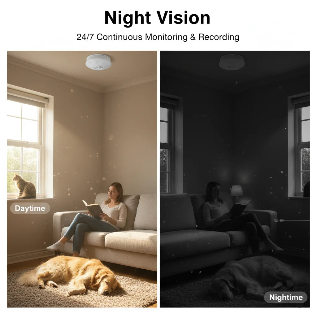Mini 1080P HD Indoor Security Camera With Motion Detection