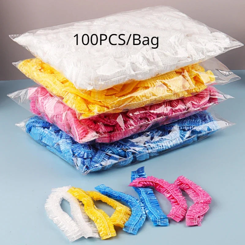 Premium Disposable Waterproof Shower Caps For Home And Travel