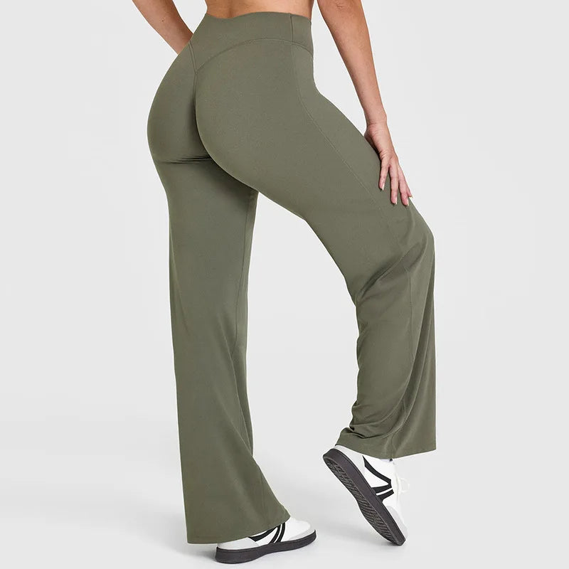 Nclagen SoftMotion Straight Leg Women Yoga Athletic Pants