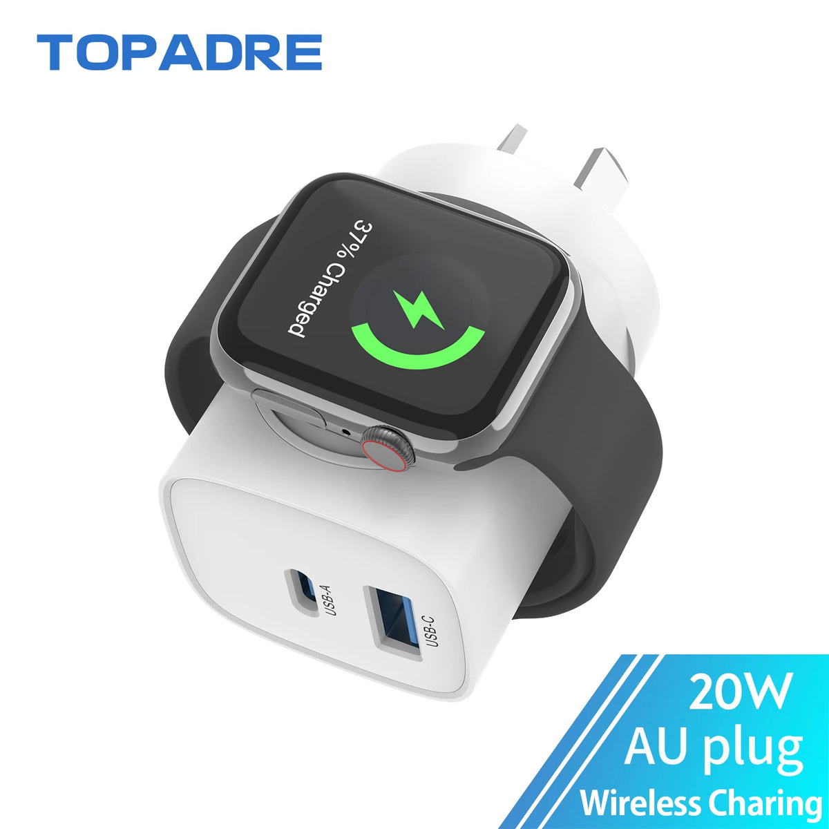 Topadre Wireless Charging Block For Apple Watch And iPhones