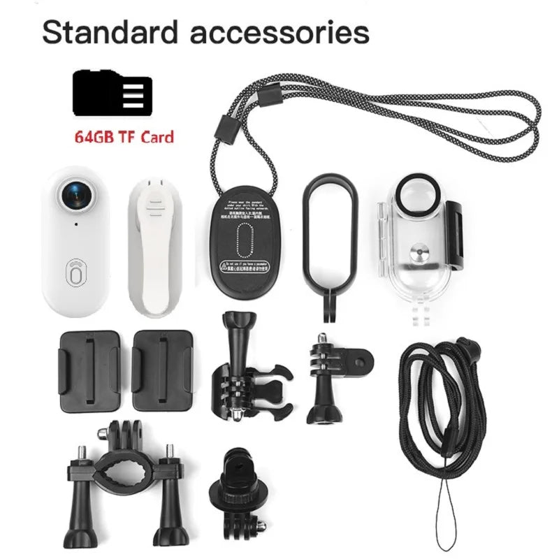 KIDKD Portable 4K Action Camera With WiFi 64GB Memory
