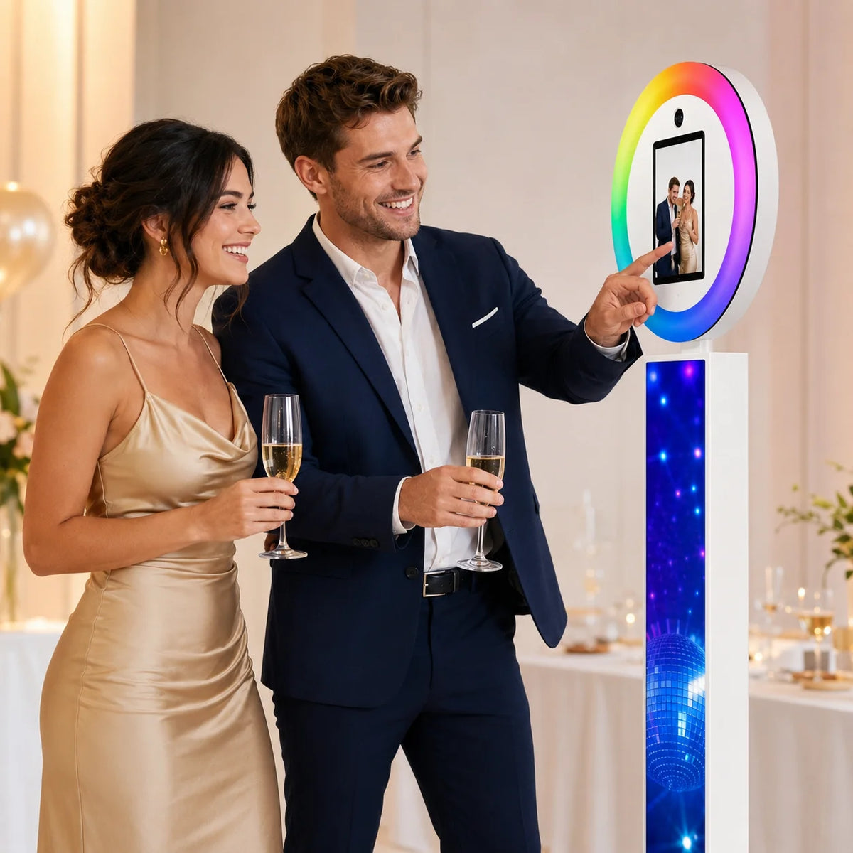 Portable iPad Video Photobooth With Remote App Control For Business