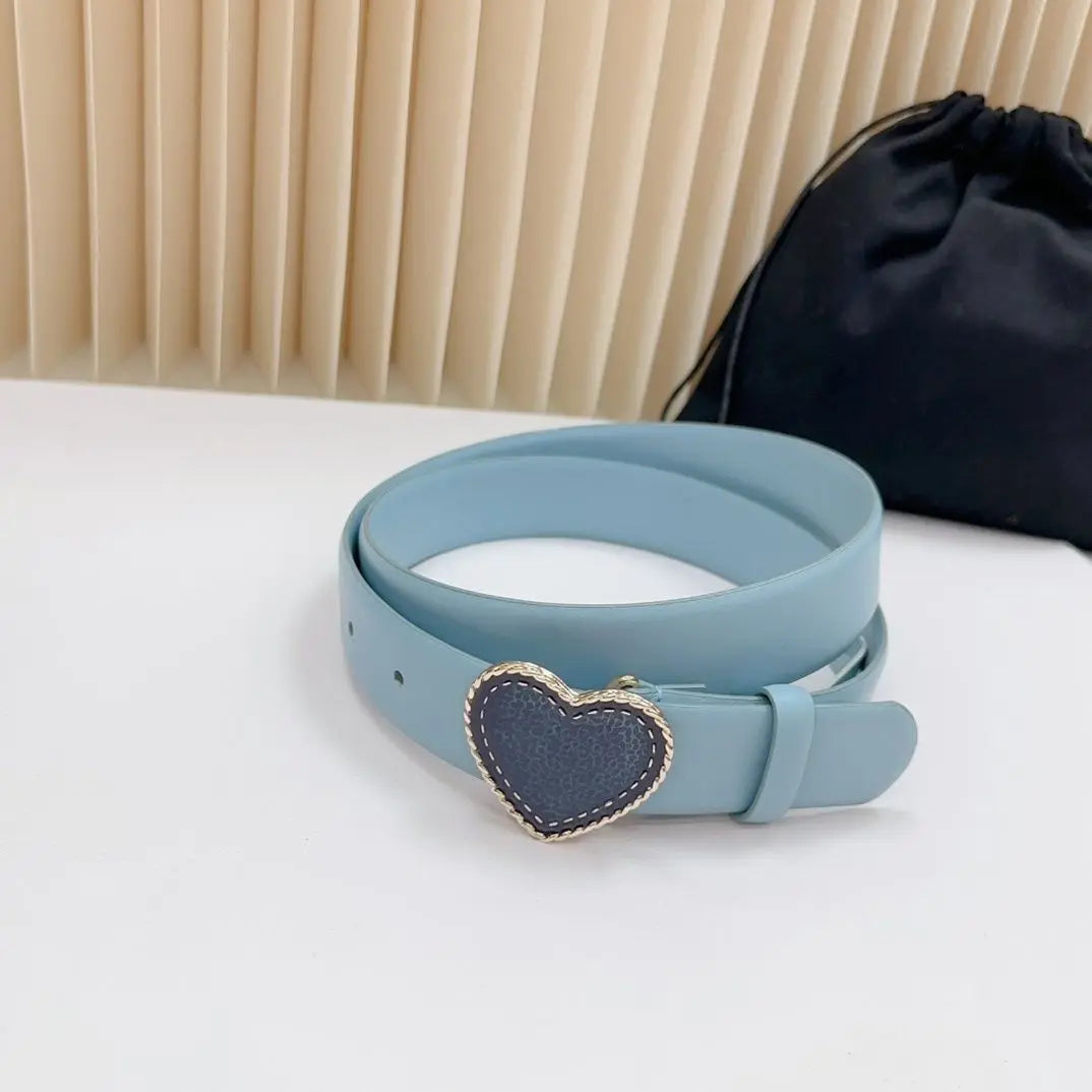 Premium Cowskin Leather Waist Belt With Durable Pin Buckle Closure