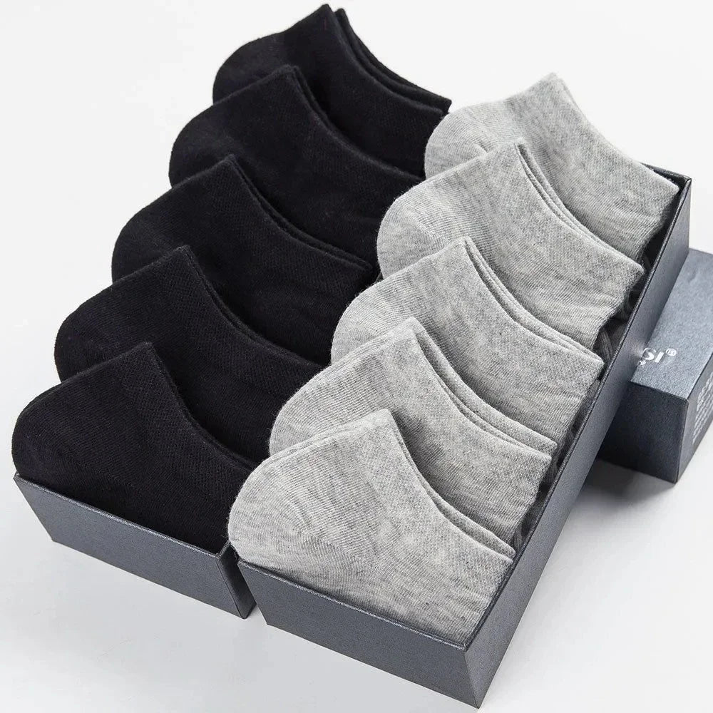 Breathable Cotton Ankle Socks Low Cut Sports Casual 10 Pack