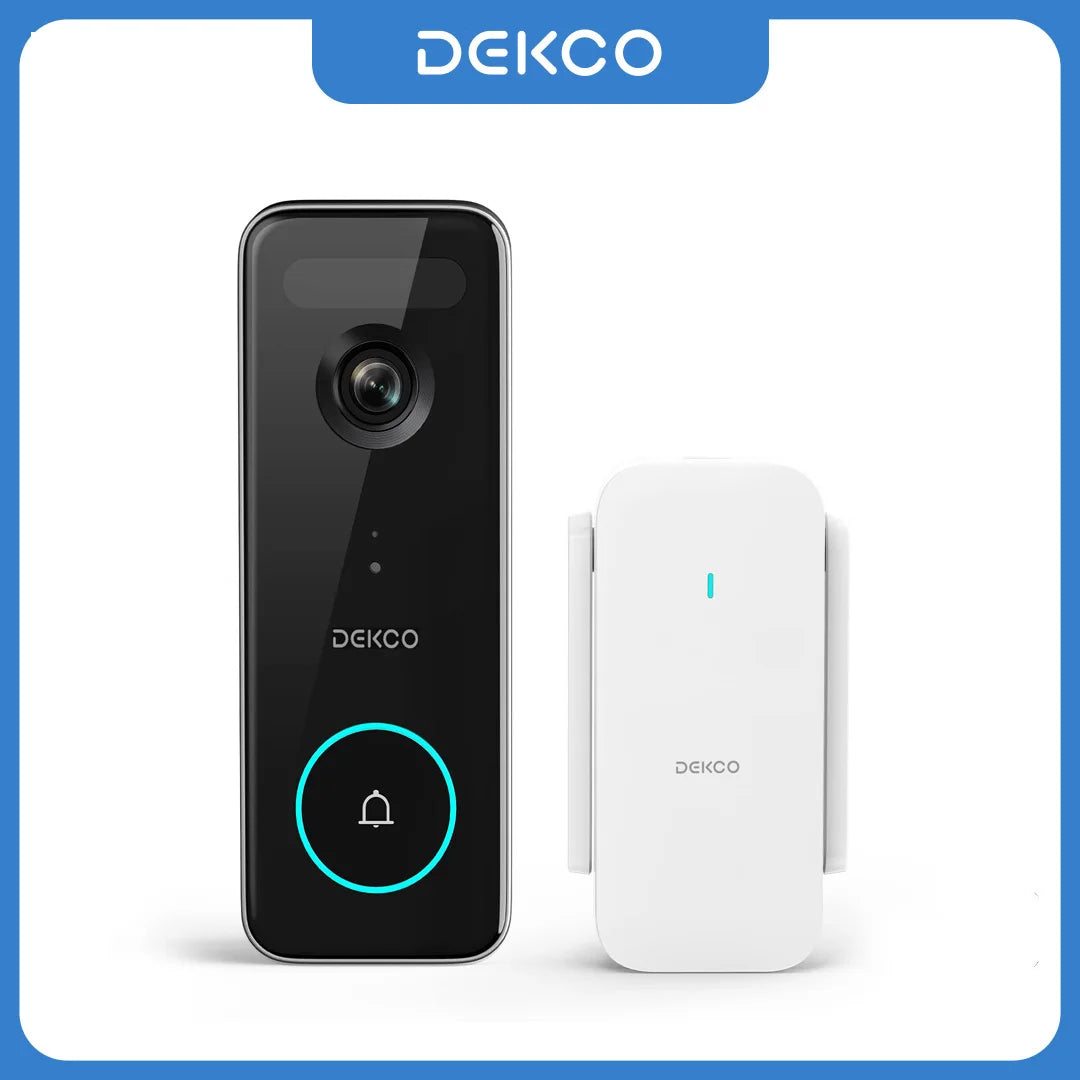 Dekco 5MP WiFi Video Doorbell Outdoor PIR Motion Sensor Audio