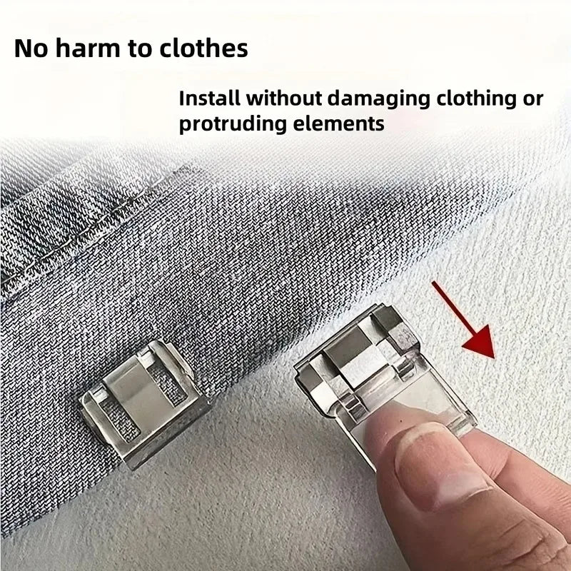 Invisible Detachable Anti Slide Trouser Clips For Sewing And Clothing