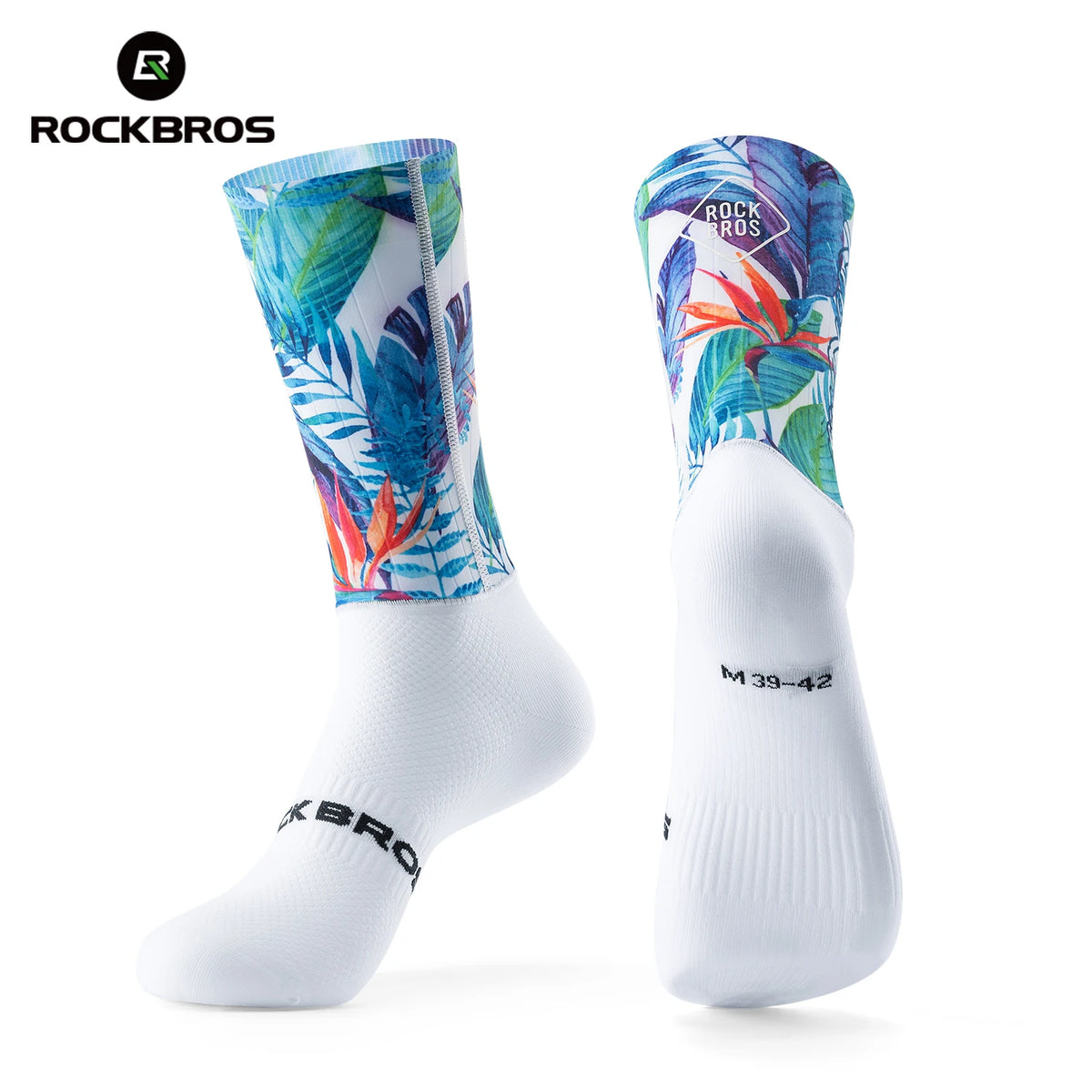 Rockbros Lightweight Cycling Aero Socks Breathable Athletic Performance Sock