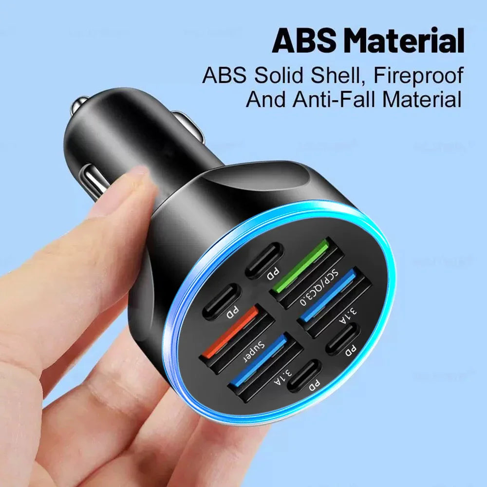 Professional Car Charger Usb Pd Type C Quick Charge Adapter