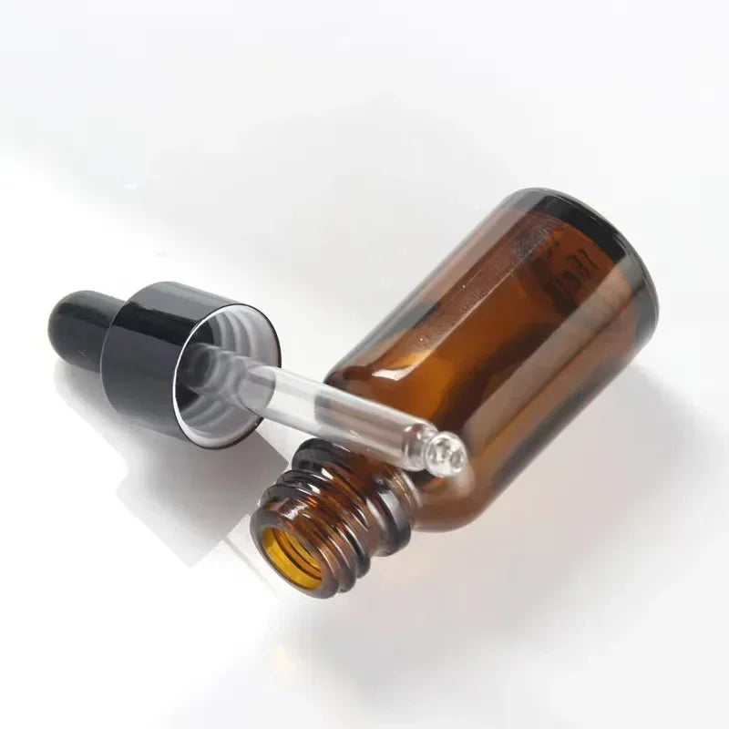 Refillable Glass Dropper Bottles For Essential Oils With Included Funnel