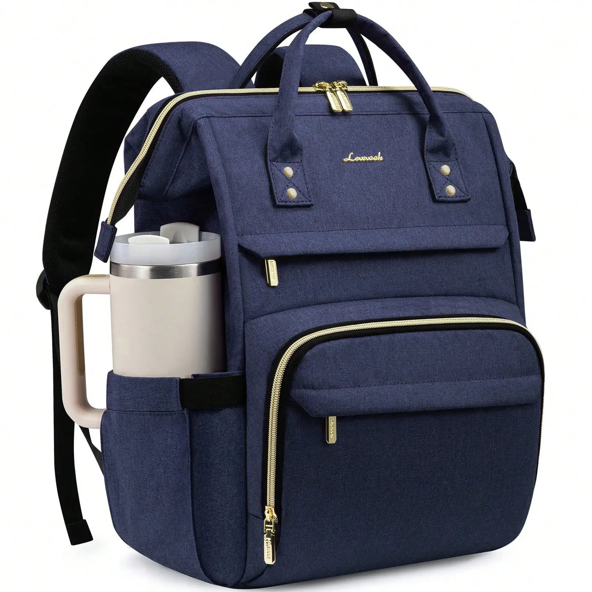 Stylish Nylon Laptop Backpack For Travel Work And College