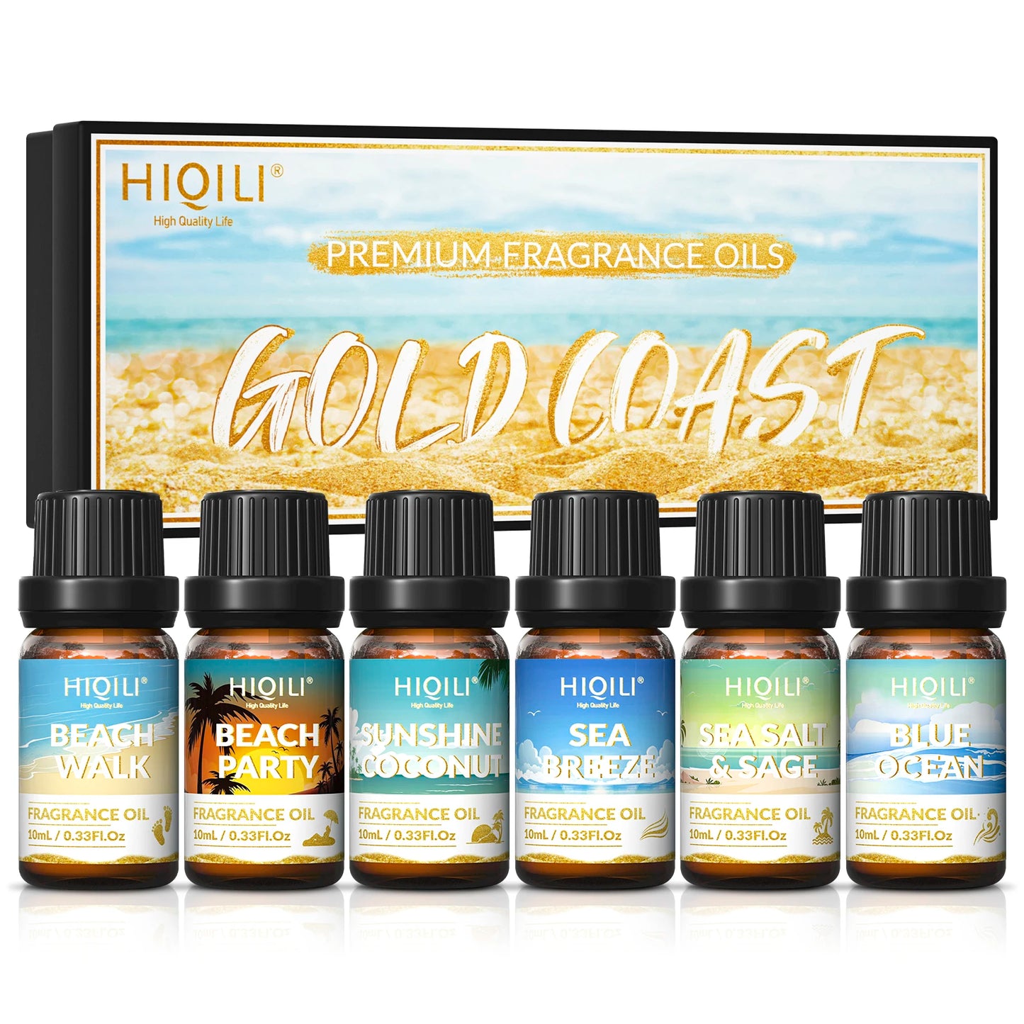 Hiqili Pure Fragrance Oil Set For Aromatherapy And DIY Use