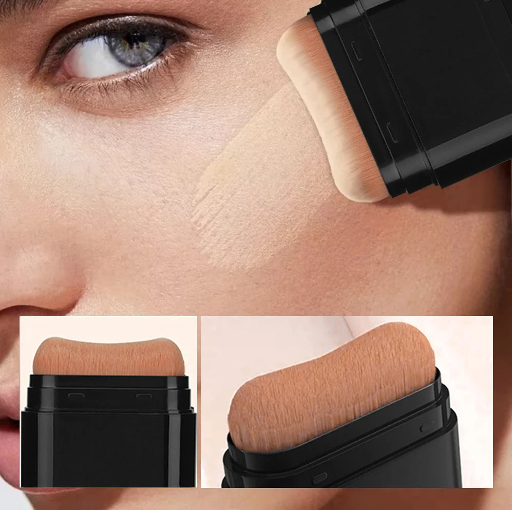 O CHEAL Dual Concealer Foundation Stick Matte Finish Waterproof Contour