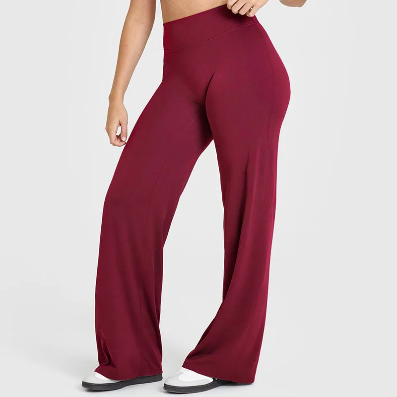 Nclagen SoftMotion Straight Leg Women Yoga Athletic Pants