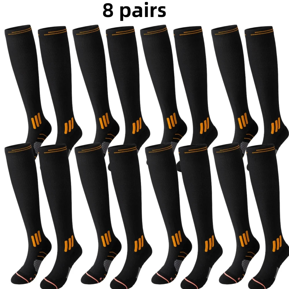 Women Compression Yoga Socks For Summer Fitness Running