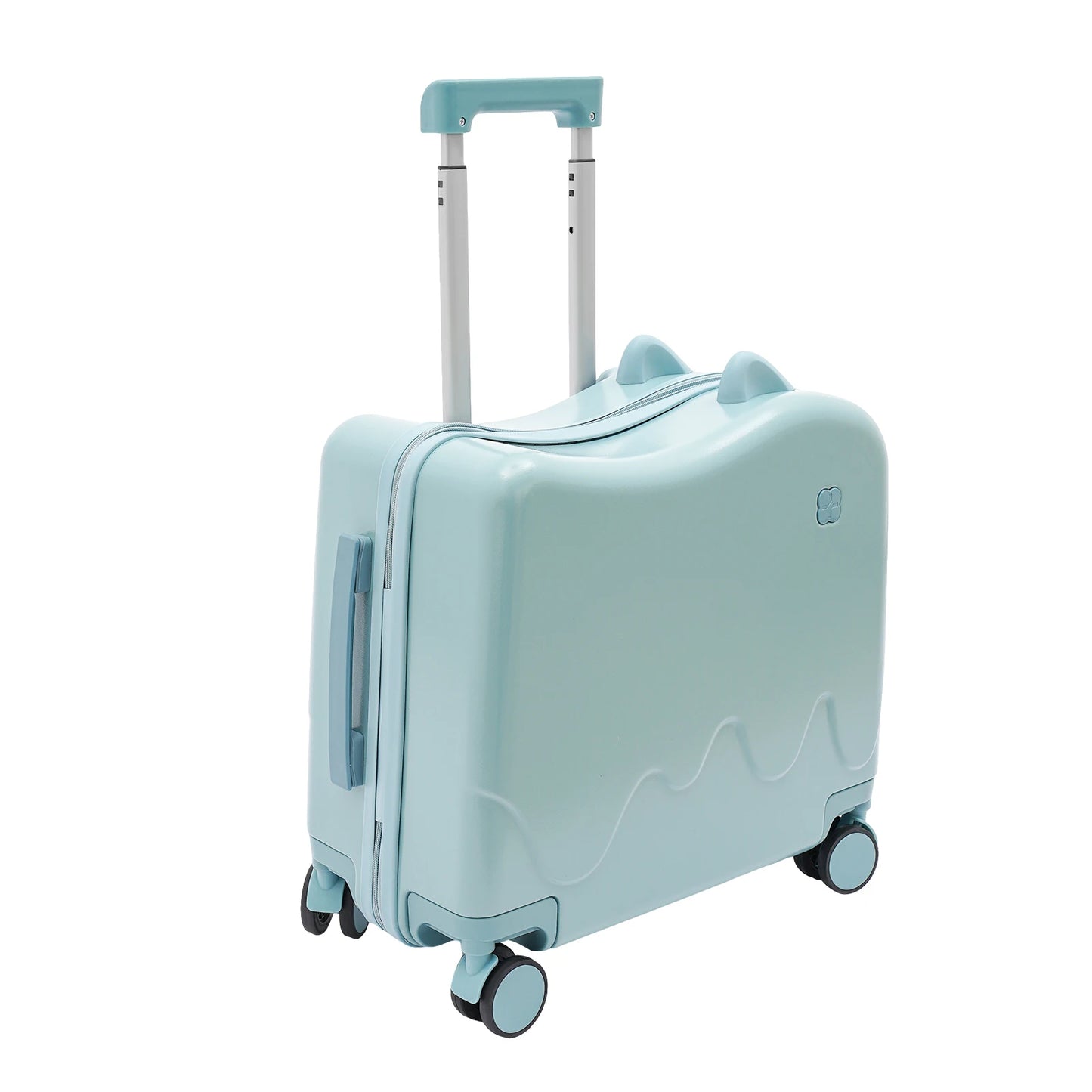 Kids Abs Ride On Suitcase With Secure Zipper Travel
