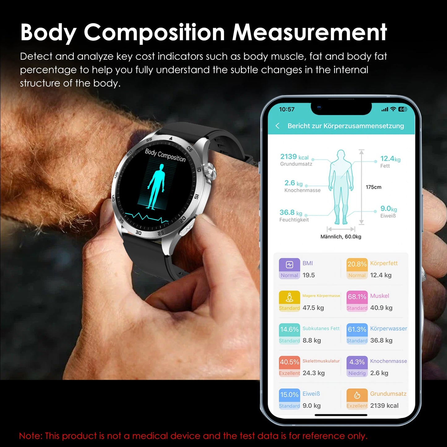 Premium Health Smartwatch With Ecg Ppg And Blood Pressure Monitoring
