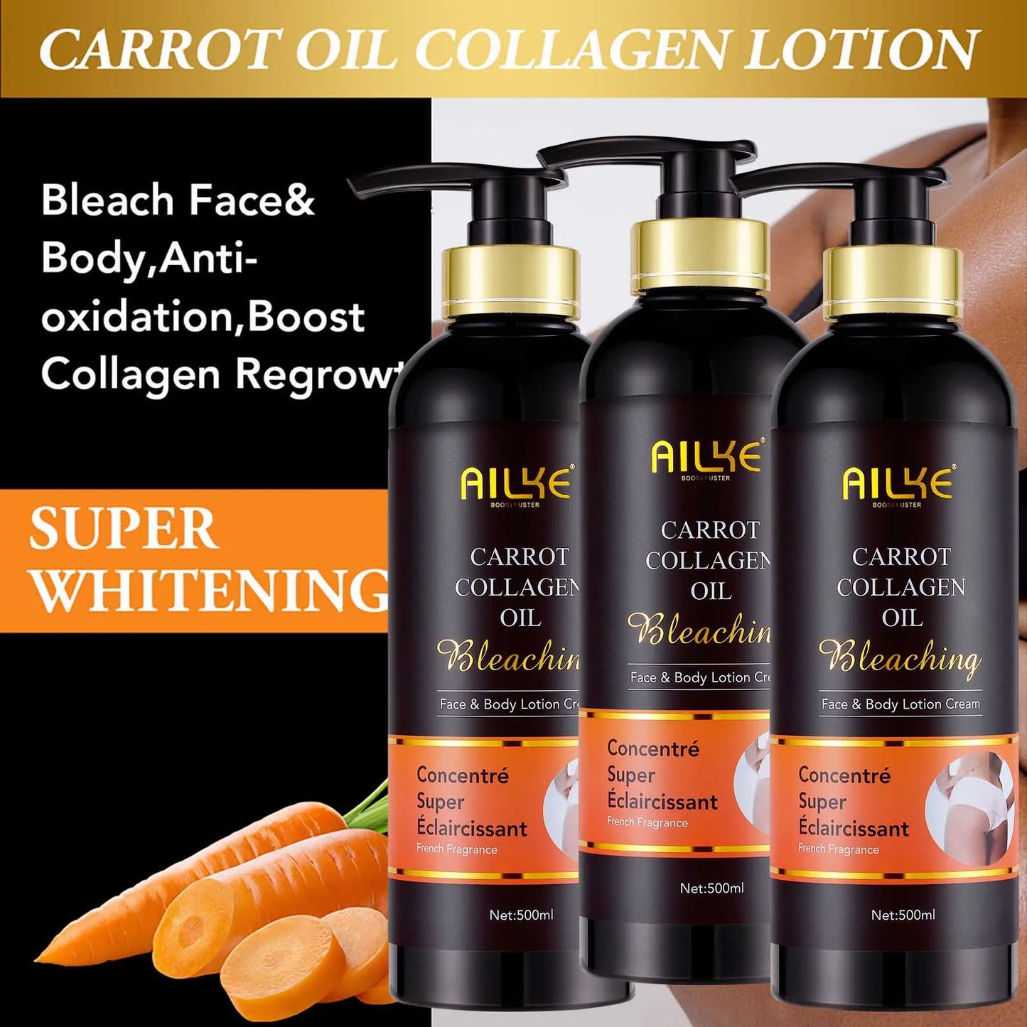 AILKE Collagen Skin Care Kit For Whitening And Spot Removal