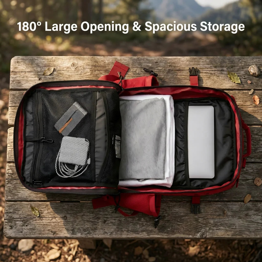 ReFire Gear 45L Tactical Backpack With Dual Cup Holders