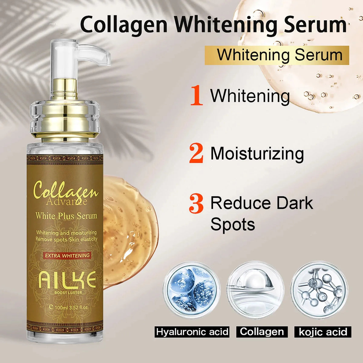 AILKE Collagen Skin Care Kit For Whitening And Spot Removal