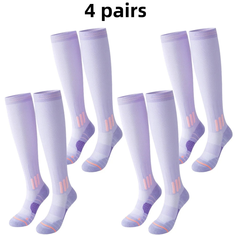 Women Compression Yoga Socks For Summer Fitness Running