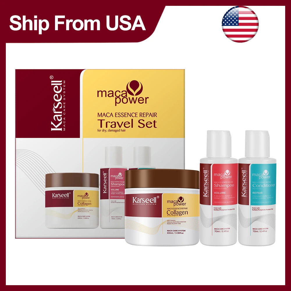 Karseell Collagen Hair Mask Shampoo And Conditioner Repair Set