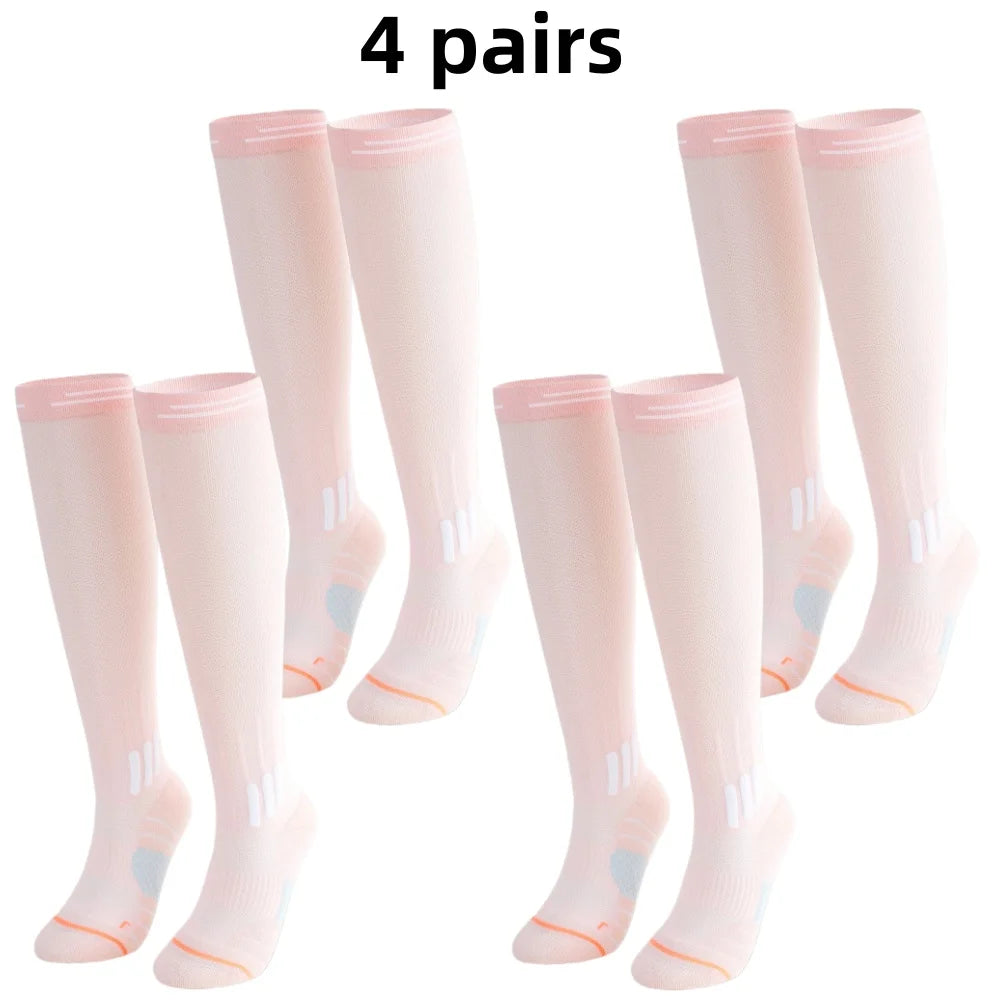 Women Compression Yoga Socks For Summer Fitness Running