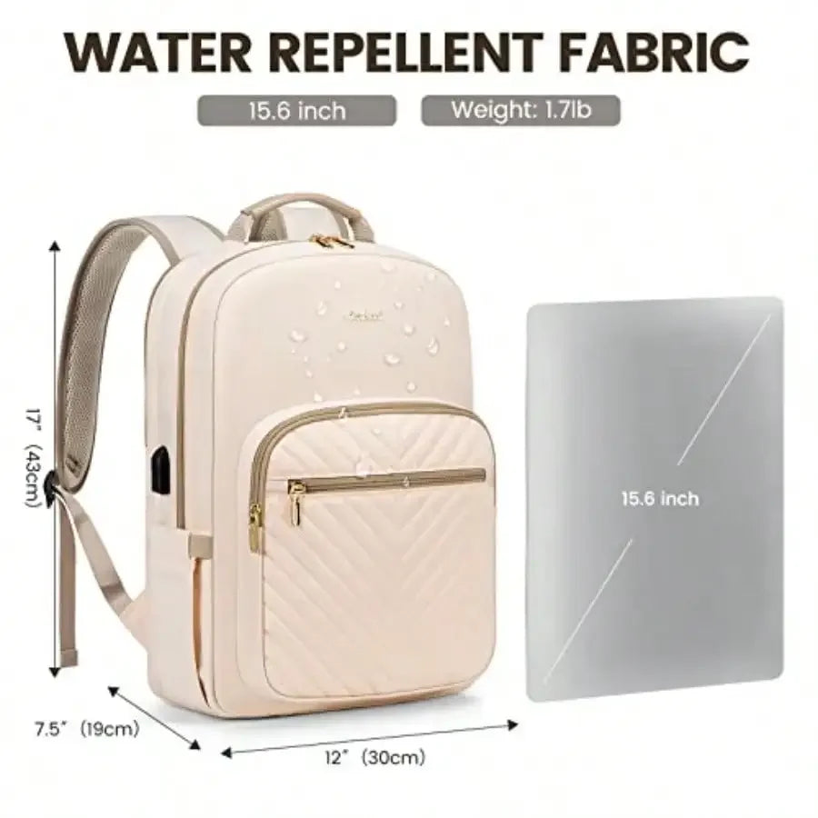 Professional Waterproof Laptop Backpack With USB Port For Travel Use