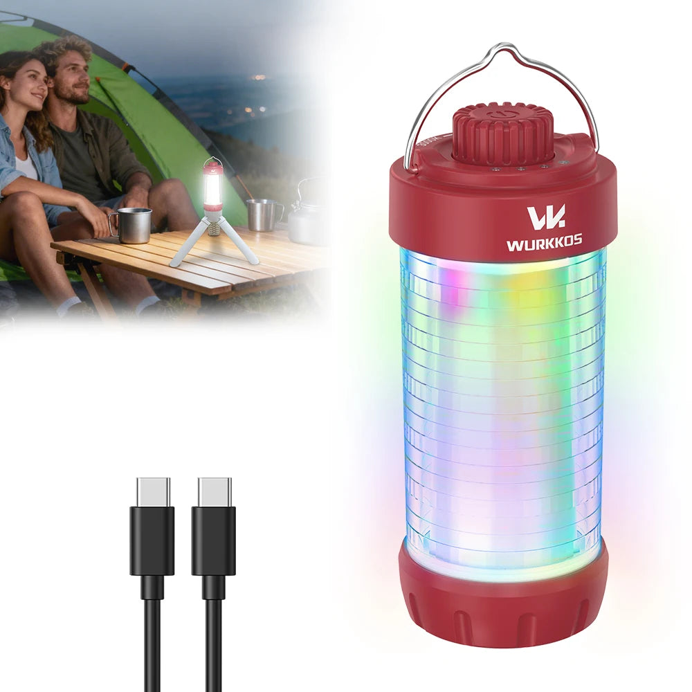 Wurkkos CL01 Mini RGB Rechargeable Flashlight Power Bank 550 Lumens