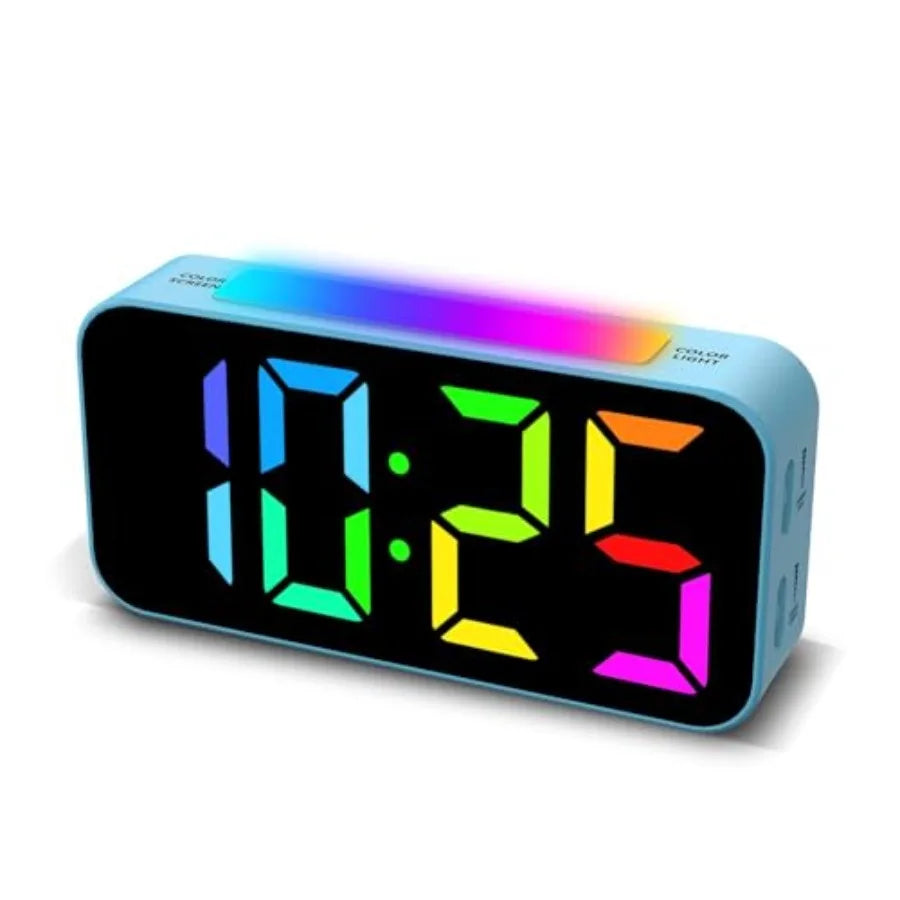 Loud Digital Dual Alarm Clock With Night Light Large Display