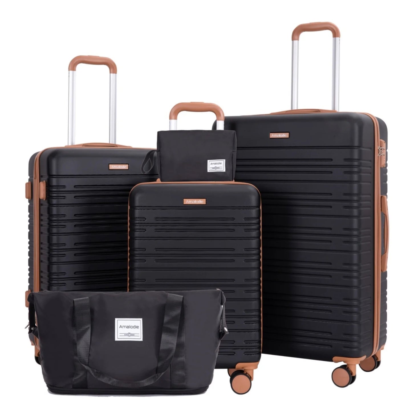 Travelhouse ABS Hard Case Luggage Set TSA Lock Spinner Wheels