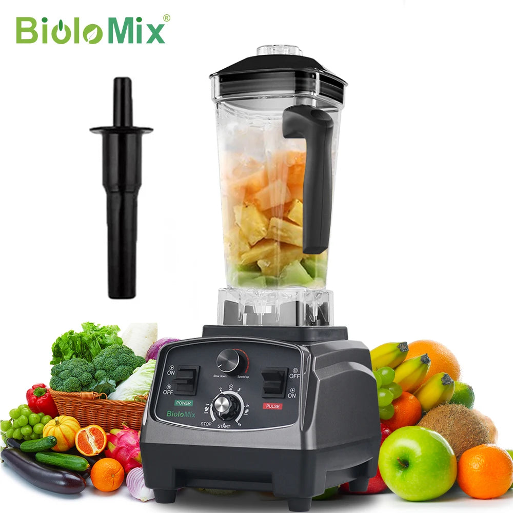 Biolomix Heavy Duty Timer Blender With Tritan Mixing Jar