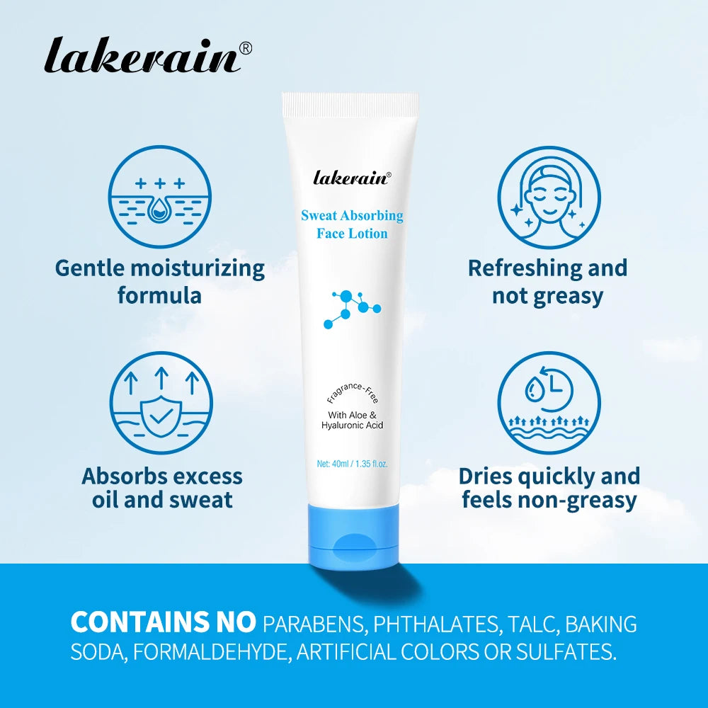 Ibcccndc Antiperspirant Facial Moisturizer Aloe Hyaluronic Acid Oil Control